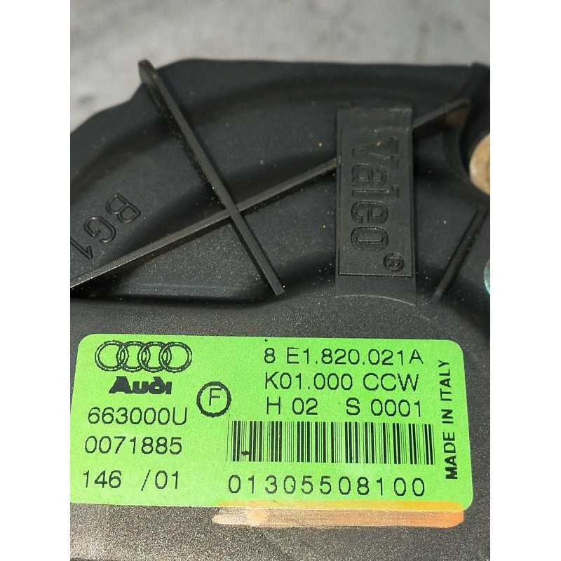 Recambio de motor calefaccion para audi a4 b6 (8e2) 1.8 t referencia OEM IAM 8E1820021A K01000CCW 663000U 0071885 01305508100 20