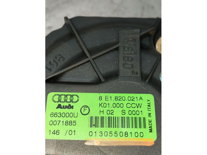 Recambio de motor calefaccion para audi a4 b6 (8e2) 1.8 t referencia OEM IAM 8E1820021A K01000CCW 663000U 0071885 01305508100 20
