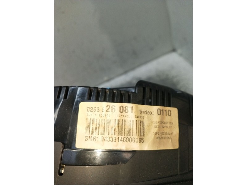 Recambio de cuadro instrumentos para audi a4 b7 avant (8ed) 1.8 t quattro referencia OEM IAM 0263626081 04338146000085 2005