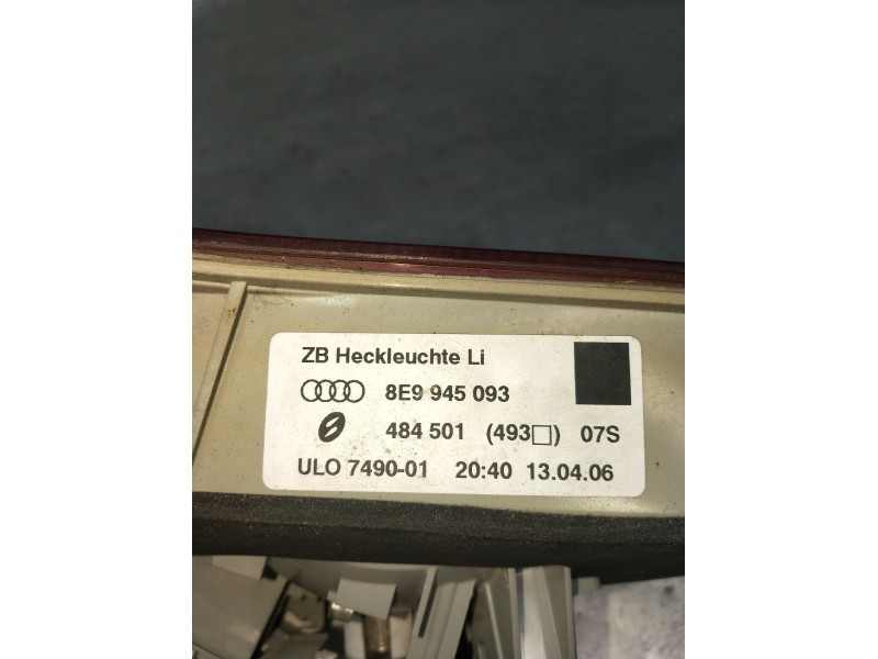 Recambio de piloto trasero izquierdo interior para audi a4 b7 avant (8ed) 1.8 t quattro referencia OEM IAM 8E9945093 484501 2005