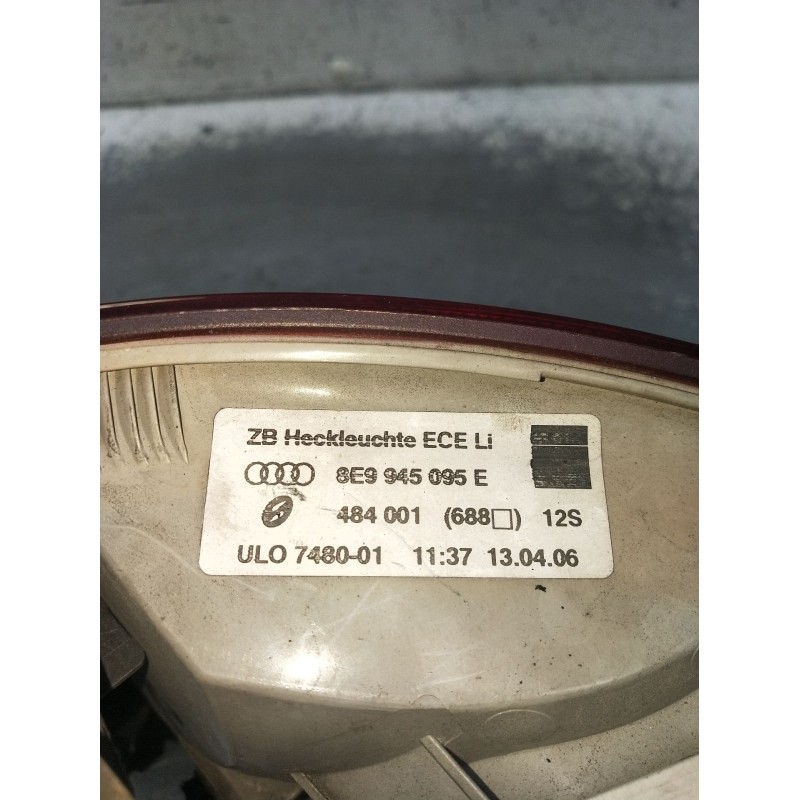 Recambio de piloto trasero izquierdo para audi a4 b7 avant (8ed) 1.8 t quattro referencia OEM IAM 8E9945095E 484001688 2005