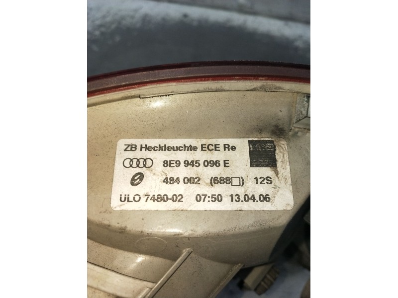 Recambio de piloto trasero derecho para audi a4 b7 avant (8ed) 1.8 t quattro referencia OEM IAM 8E9945096E 484002688 2005