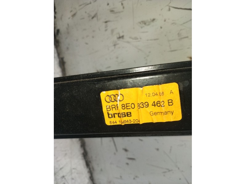 Recambio de elevalunas trasero derecho para audi a4 b7 avant (8ed) 1.8 t quattro referencia OEM IAM BRP8E0839462B 5P 2005
