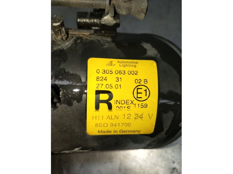 Recambio de faro antiniebla derecho para audi a4 b6 (8e2) 1.8 t referencia OEM IAM 8E0941700 0305063002 2001