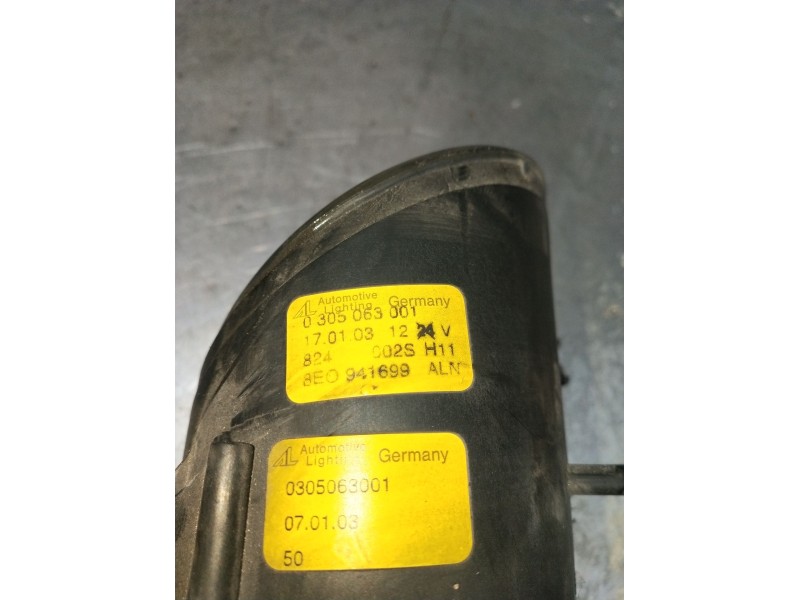 Recambio de faro antiniebla izquierdo para audi a4 b6 (8e2) 1.8 t referencia OEM IAM 8E0941699 0305063001 2001