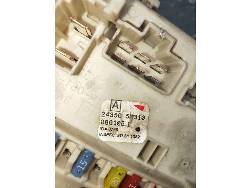 Recambio de caja reles / fusibles para nissan almera ii hatchback (n16) 1.5 dci referencia OEM IAM 243505M310 0801051 2002