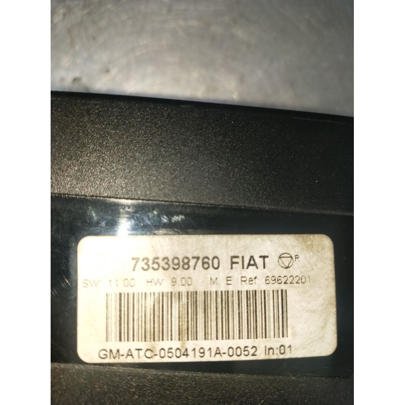 Recambio de mando calefaccion / aire acondicionado para fiat croma (194_) 1.9 d multijet (194axb1b) referencia OEM IAM 735398760