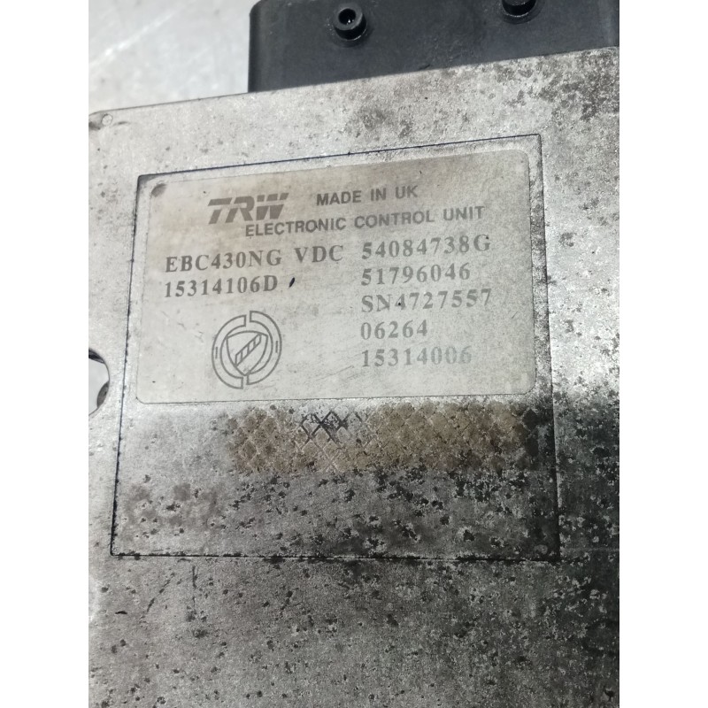 Recambio de abs para alfa romeo 159 sportwagon (939_) 2.4 jtdm (939bxd1b, 939bxd12) referencia OEM IAM   