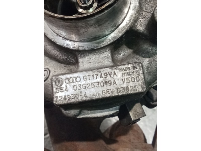 Recambio de turbocompresor para audi a3 (8p1) 2.0 tdi 16v referencia OEM IAM 03G253019A GT1749VA 7249301