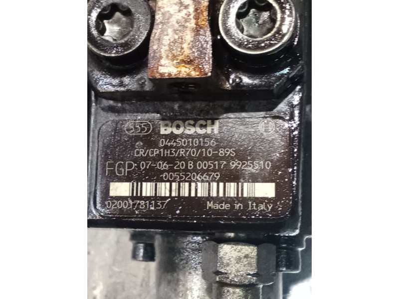 Recambio de bomba inyeccion para fiat croma (194_) 1.9 d multijet (194axb1b) referencia OEM IAM 0445010156 005520679 BOSCH