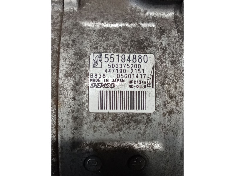 Recambio de compresor aire acondicionado para fiat grande punto (199_) 1.4 (199axb1a) referencia OEM IAM   