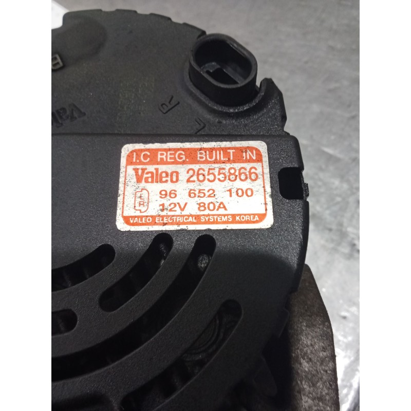 Recambio de alternador para chevrolet aveo / kalos hatchback (t250, t255) 1.2 referencia OEM IAM 2655866 96652100 80A 05