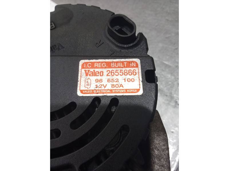 Recambio de alternador para chevrolet aveo / kalos hatchback (t250, t255) 1.2 referencia OEM IAM 2655866 96652100 80A 05