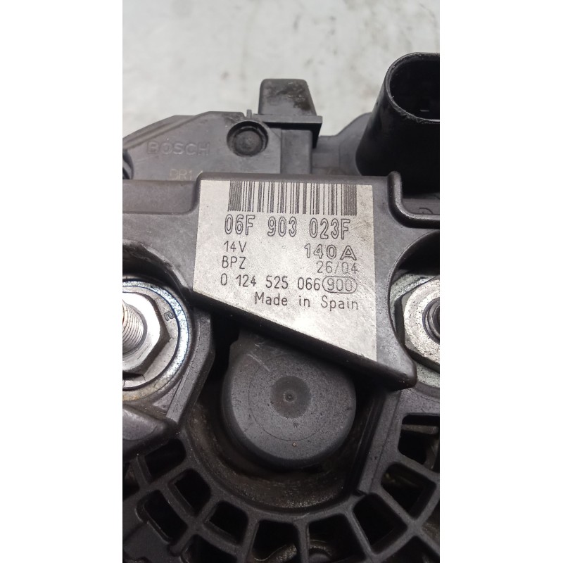 Recambio de alternador para volkswagen golf v (1k1) 1.9 tdi referencia OEM IAM 06F903023F 0124525066 03 140A