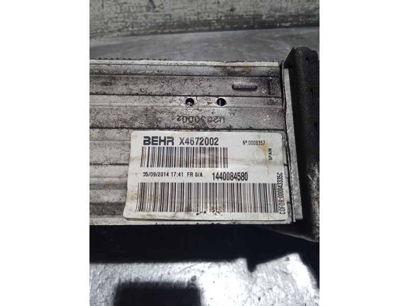 Recambio de intercooler para fiat scudo autobús (270_, 272_) 1.6 d multijet referencia OEM IAM X4672002 1440084580 07