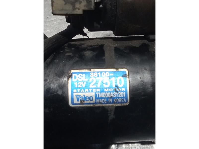 Recambio de motor arranque para hyundai matrix (fc) 1.5 crdi referencia OEM IAM 3610027510 TM000A31201 