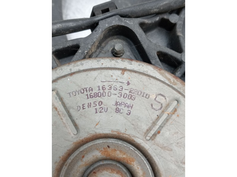Recambio de electroventilador para toyota corolla (_e11_) 1.4 16v (zze111_) referencia OEM IAM 1680003003 1636922010 2000
