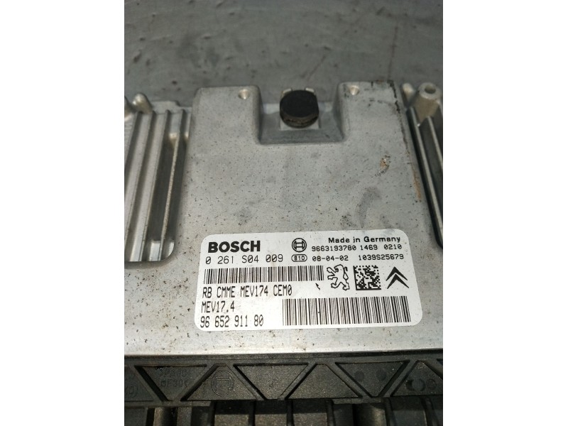Recambio de centralita motor uce para peugeot 308 i (4a_, 4c_) 1.4 16v referencia OEM IAM 0261S04009 9665291180 1039S25679 MEV17