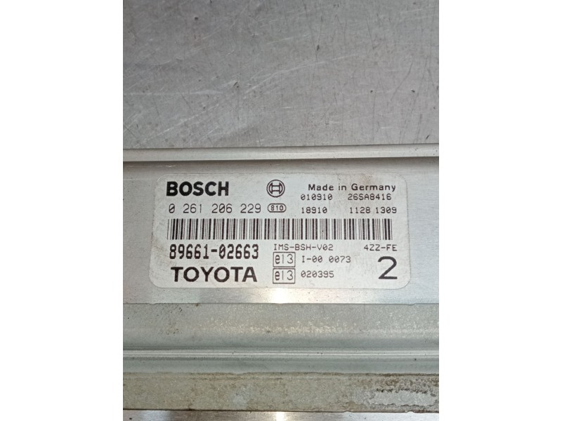 Recambio de centralita motor uce para toyota corolla (_e11_) 1.4 16v (zze111_) referencia OEM IAM 0261206229 8966102663 26SA8416