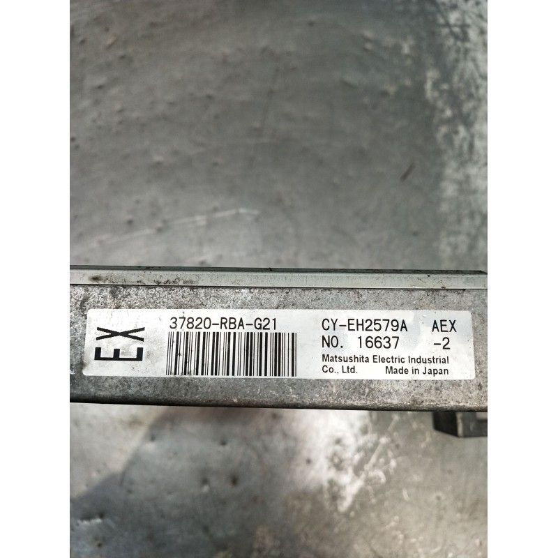 Recambio de centralita motor uce para honda accord vii (cl, cn) 2.0 (cl7) referencia OEM IAM 37820RBAG21 CYEH2579A 2004