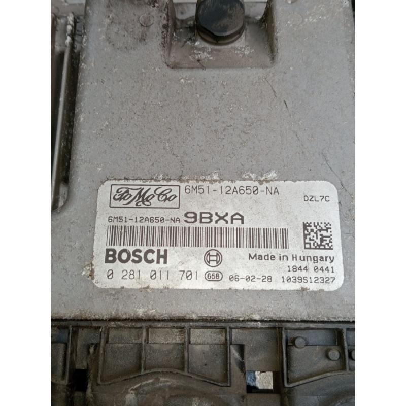 Recambio de centralita motor uce para ford focus ii turnier (da_, ffs, ds) 1.6 tdci referencia OEM IAM 0281011701 6M5112A650NA 9