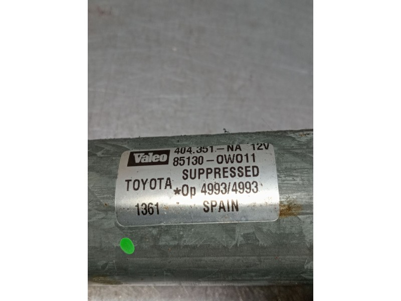 Recambio de motor limpia trasero para toyota corolla (_e11_) 1.4 16v (zze111_) referencia OEM IAM 851300W011 404351 2000