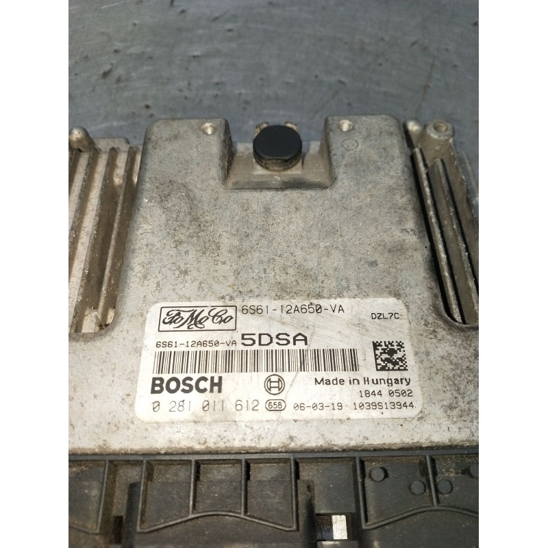 Recambio de centralita motor uce para ford fiesta v (jh_, jd_) 1.6 tdci referencia OEM IAM 0281011612 6S6112A650VA 1039S13944 20