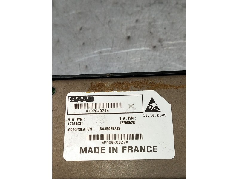Recambio de mando elevalunas delantero derecho para saab 9-3 station wagon (e50) 1.9 tid referencia OEM IAM 12764024 PA50K0D27 2
