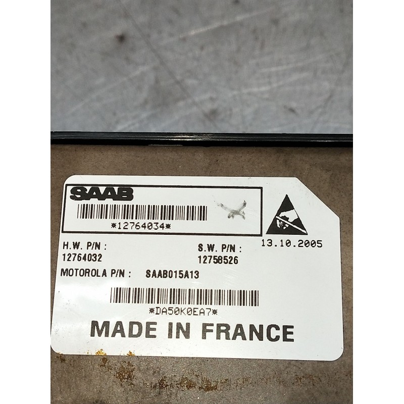 Recambio de mando elevalunas delantero izquierdo para saab 9-3 station wagon (e50) 1.9 tid referencia OEM IAM 12764034 DA50K0EA7