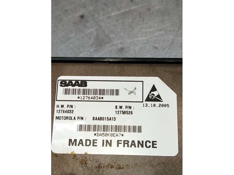 Recambio de mando elevalunas delantero izquierdo para saab 9-3 station wagon (e50) 1.9 tid referencia OEM IAM 12764034 DA50K0EA7