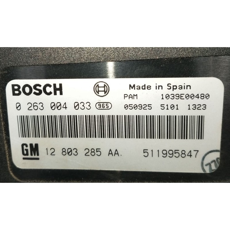 Recambio de modulo electronico para saab 9-3 station wagon (e50) 1.9 tid referencia OEM IAM 0263004033 12803285AA 1039E00480 200