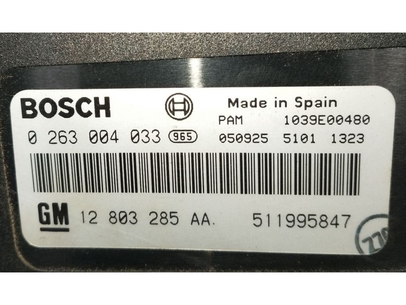 Recambio de modulo electronico para saab 9-3 station wagon (e50) 1.9 tid referencia OEM IAM 0263004033 12803285AA 1039E00480 200