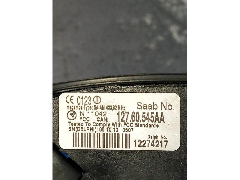 Recambio de mando luces para saab 9-3 station wagon (e50) 1.9 tid referencia OEM IAM 12760545AA 12274217 2005