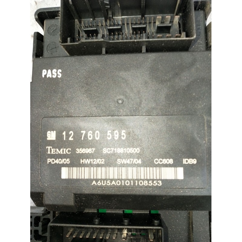 Recambio de caja reles / fusibles para saab 9-3 station wagon (e50) 1.9 tid referencia OEM IAM 12760595 SC718810500 A6U5A0101108