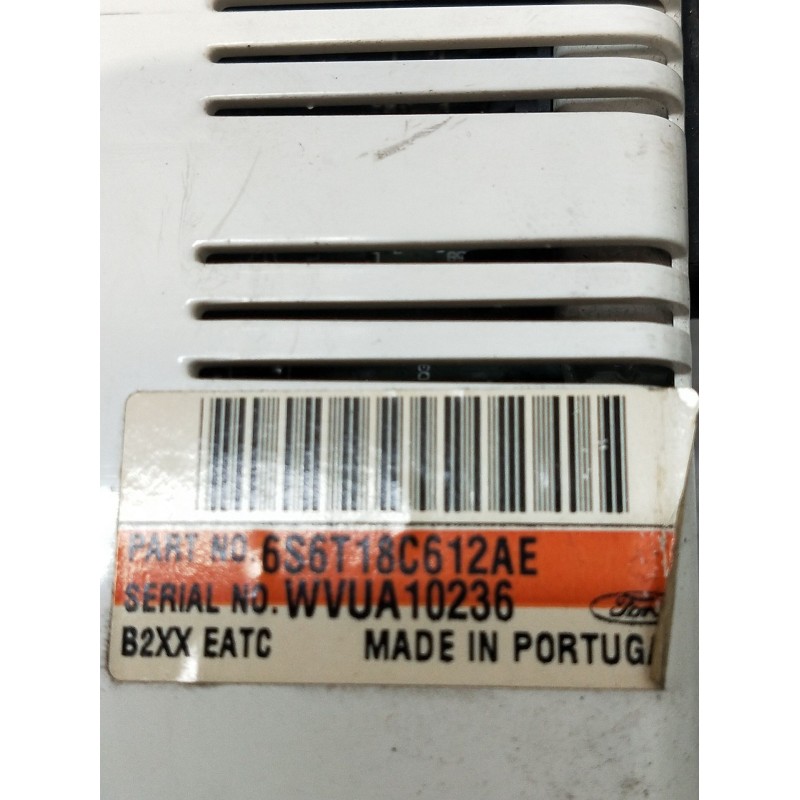 Recambio de mando calefaccion / aire acondicionado para ford fiesta v (jh_, jd_) 1.6 tdci referencia OEM IAM 6S6T18C612AE  2005