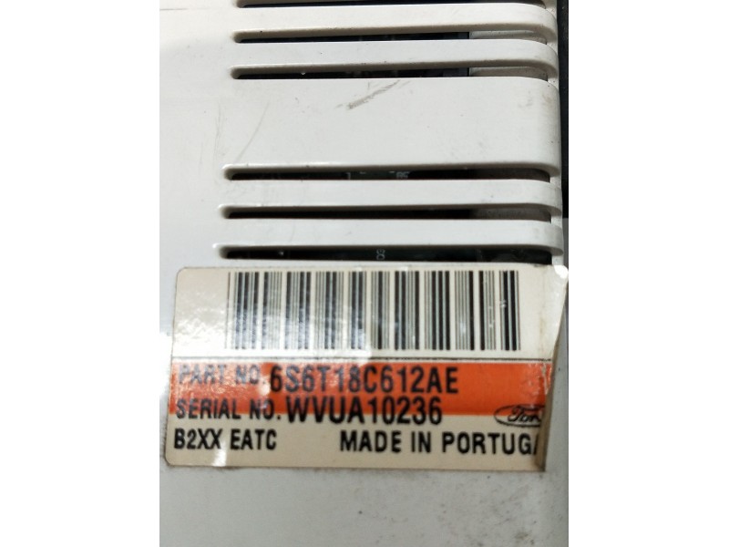 Recambio de mando calefaccion / aire acondicionado para ford fiesta v (jh_, jd_) 1.6 tdci referencia OEM IAM 6S6T18C612AE  2005