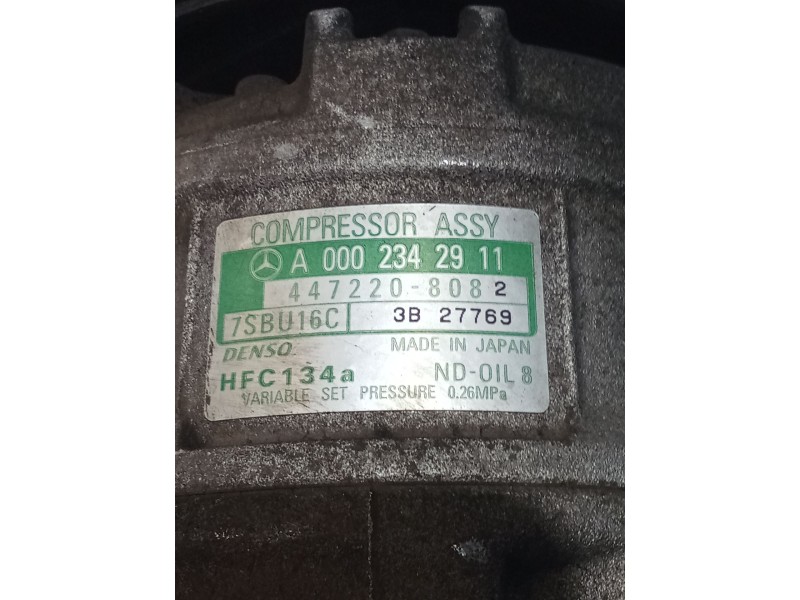 Recambio de compresor aire acondicionado para mercedes-benz clk (c208) clk 320 (208.365) referencia OEM IAM A0002342911 44722080