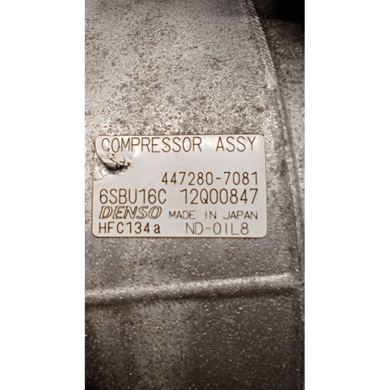 Recambio de compresor aire acondicionado para mercedes-benz clase glk (x204) 220 cdi 4-matic (204.984, 204.997) referencia OEM I