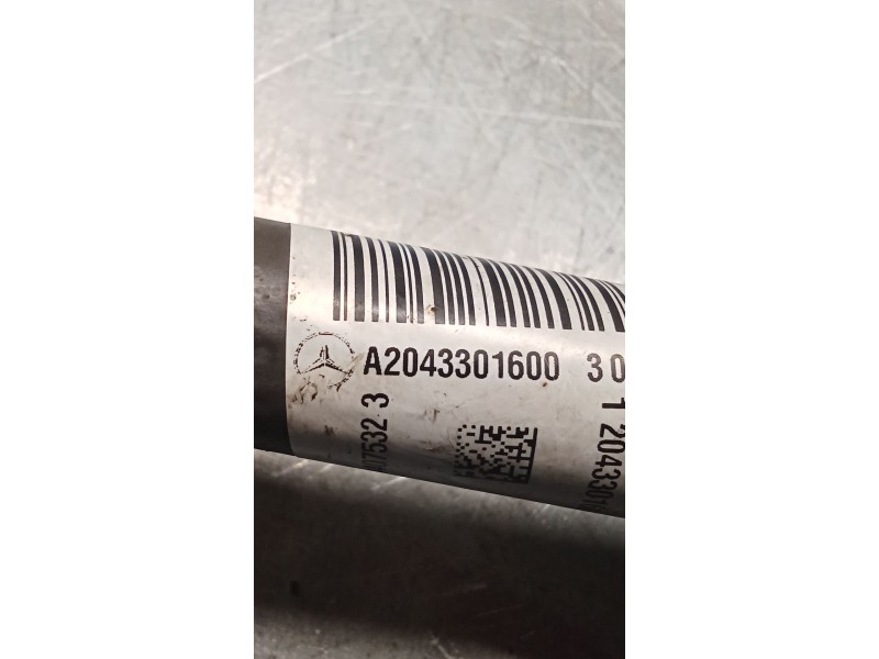 Recambio de transmision delantera derecha para mercedes-benz clase glk (x204) 220 cdi 4-matic (204.984, 204.997) referencia OEM 