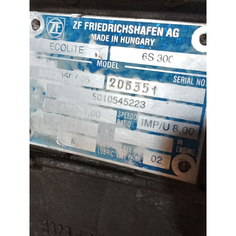 Recambio de caja cambios para renault trucks mascott furgoneta 150.65 (a00300166) referencia OEM IAM 6S300 6V 1323050006 206351 