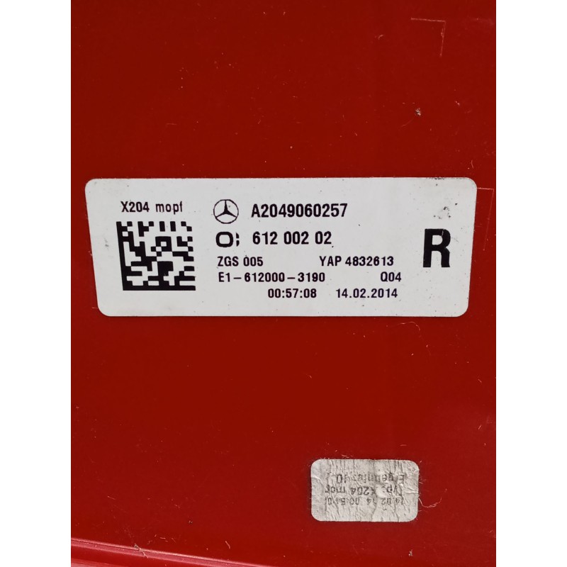 Recambio de piloto trasero derecho para mercedes-benz clase glk (x204) 220 cdi 4-matic (204.984, 204.997) referencia OEM IAM A20