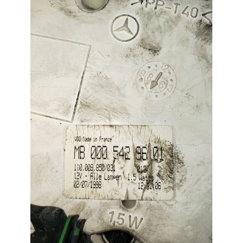 Recambio de cuadro instrumentos para mercedes-benz vito autobús (w638) 110 td 2.3 (638.174) referencia OEM IAM MB0005429601 1100