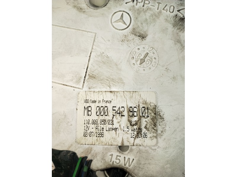 Recambio de cuadro instrumentos para mercedes-benz vito autobús (w638) 110 td 2.3 (638.174) referencia OEM IAM MB0005429601 1100