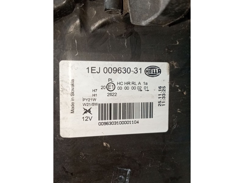 Recambio de faro izquierdo para opel insignia a (g09) 2.0 cdti (68) referencia OEM IAM 1EJ00963031  2008