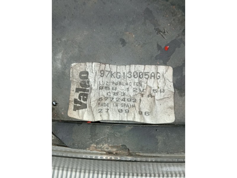 Recambio de faro derecho para ford ka (rb_) 1.3 i referencia OEM IAM 97KG13005AG 6772492 1996