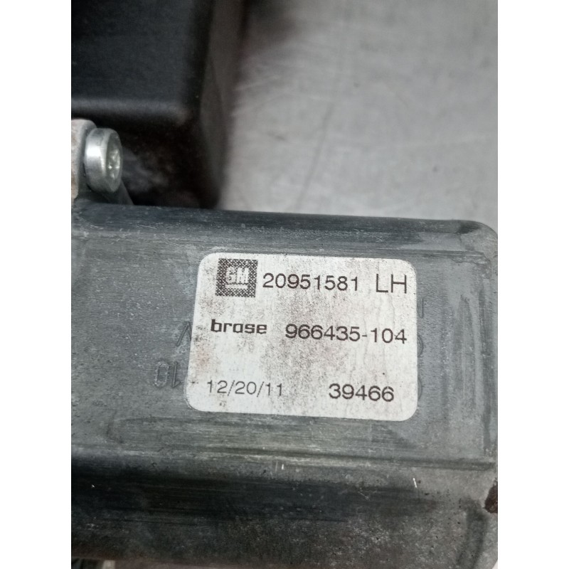 Recambio de elevalunas delantero izquierdo para opel insignia a (g09) 2.0 cdti (68) referencia OEM IAM 20951581 966435104 2008 4