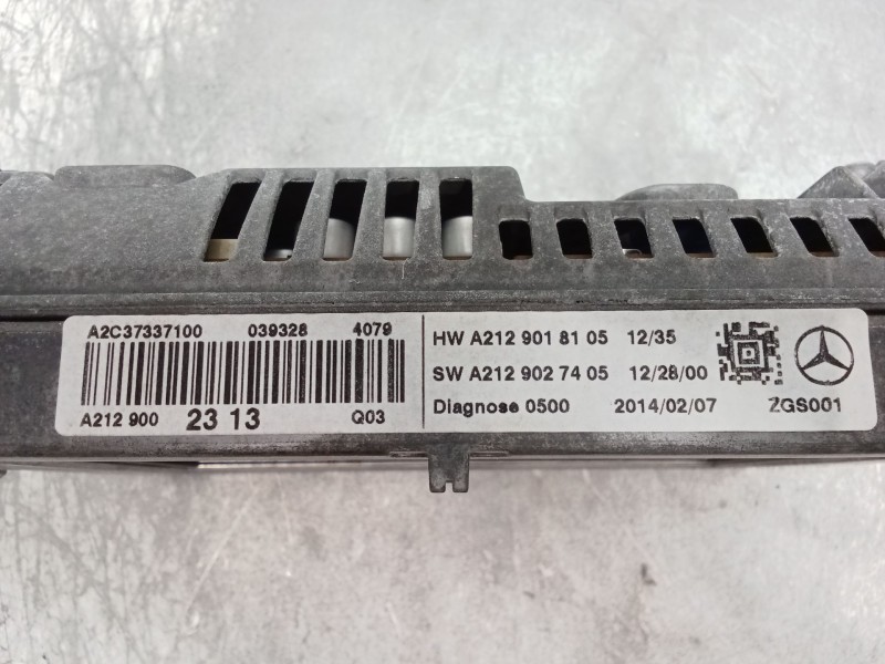 Recambio de pantalla multifuncion para mercedes-benz clase glk (x204) 220 cdi 4-matic (204.984, 204.997) referencia OEM IAM A212