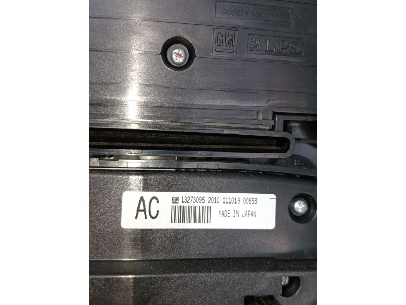 Recambio de mando calefaccion / aire acondicionado para opel insignia a (g09) 2.0 cdti (68) referencia OEM IAM 13273095 20997887