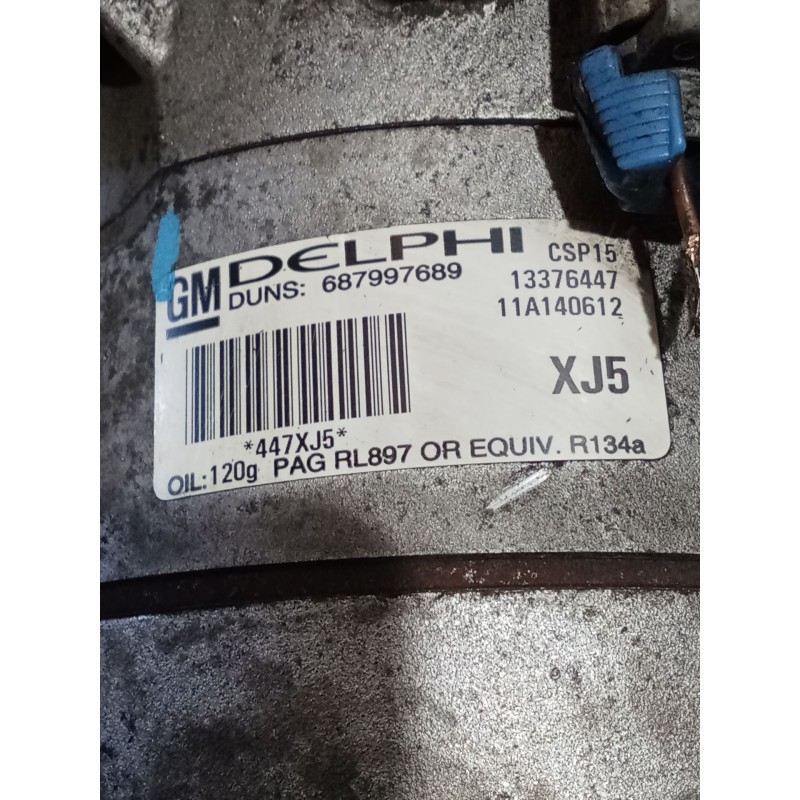Recambio de compresor aire acondicionado para chevrolet cruze (j300) 1.8 referencia OEM IAM   