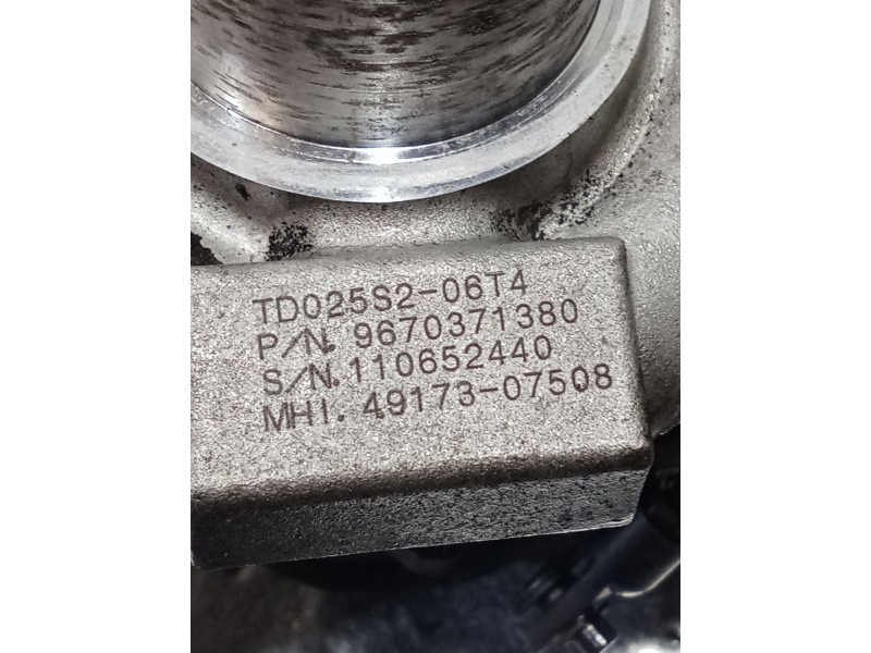 Recambio de turbocompresor para citroën berlingo / berlingo first monospace (mf_, gjk_, gfk_) 1.6 hdi 75 (mf9hw, gj9hwc, gf9hwc,